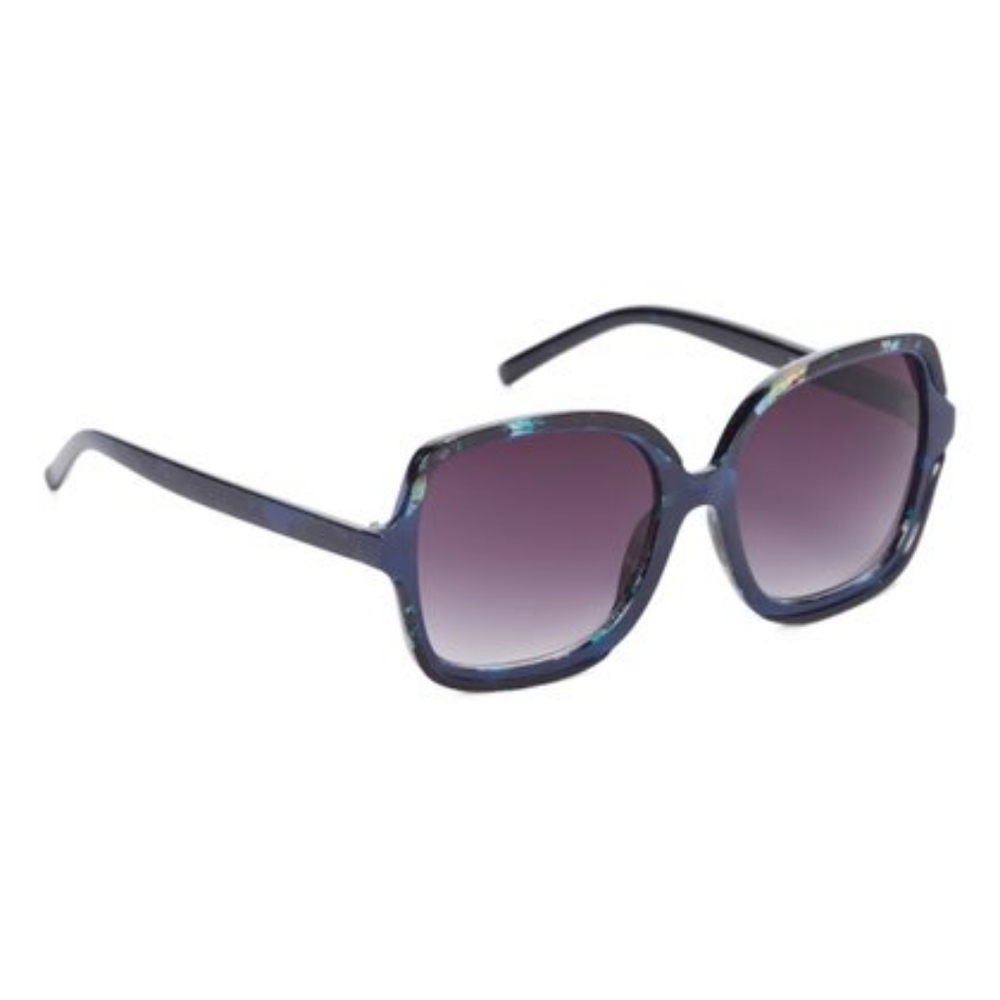 Circus NY Navy Oversize Square Sunglasses